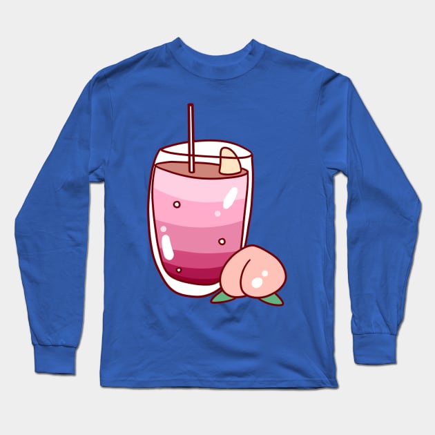 Peach Smoothie Long Sleeve T-Shirt by saradaboru